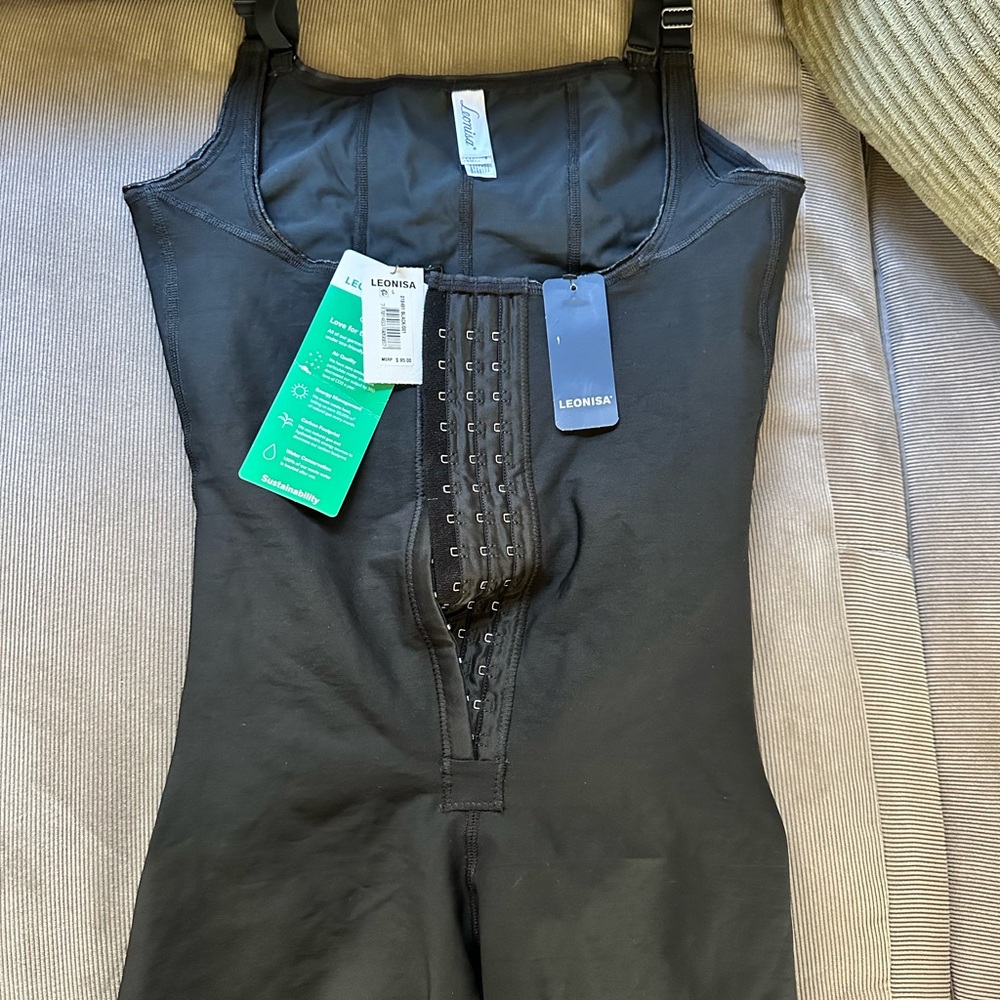 Leonisa Black Shapewear Bodysuit